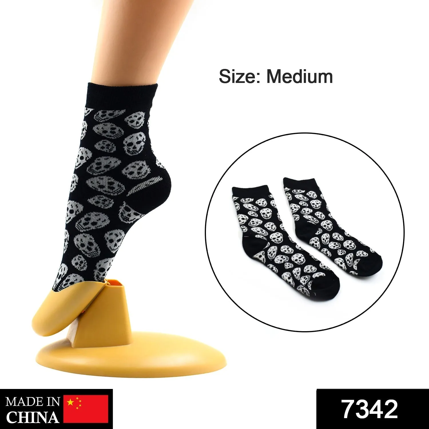 7342 Cotton Fancy Ladies Socks (1 Pair)