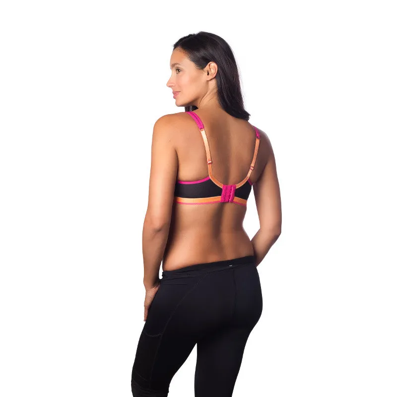 Activate Sports Nursing Maternity Bra Black - Hotmilk