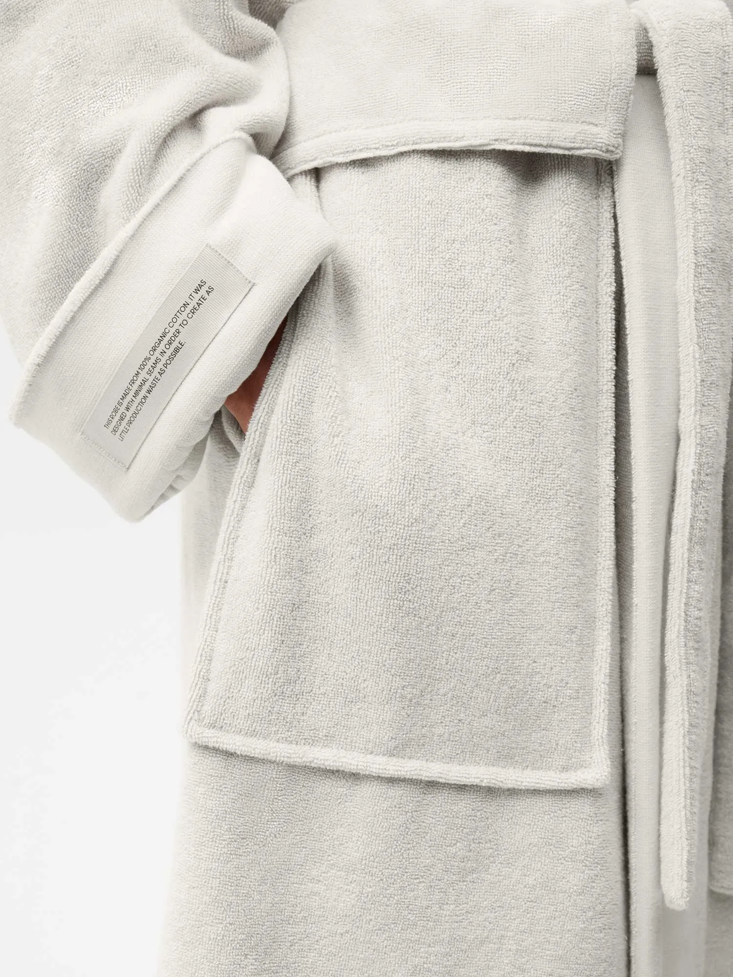 Bathrobe—limestone