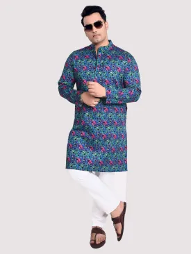 Blus Medey Digital Printed Kurta Men's Plus Size