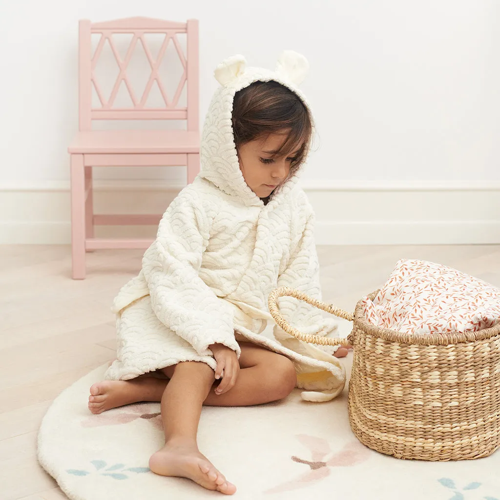 Cam Cam Copenhagen, Toddler Bathrobe, Off White