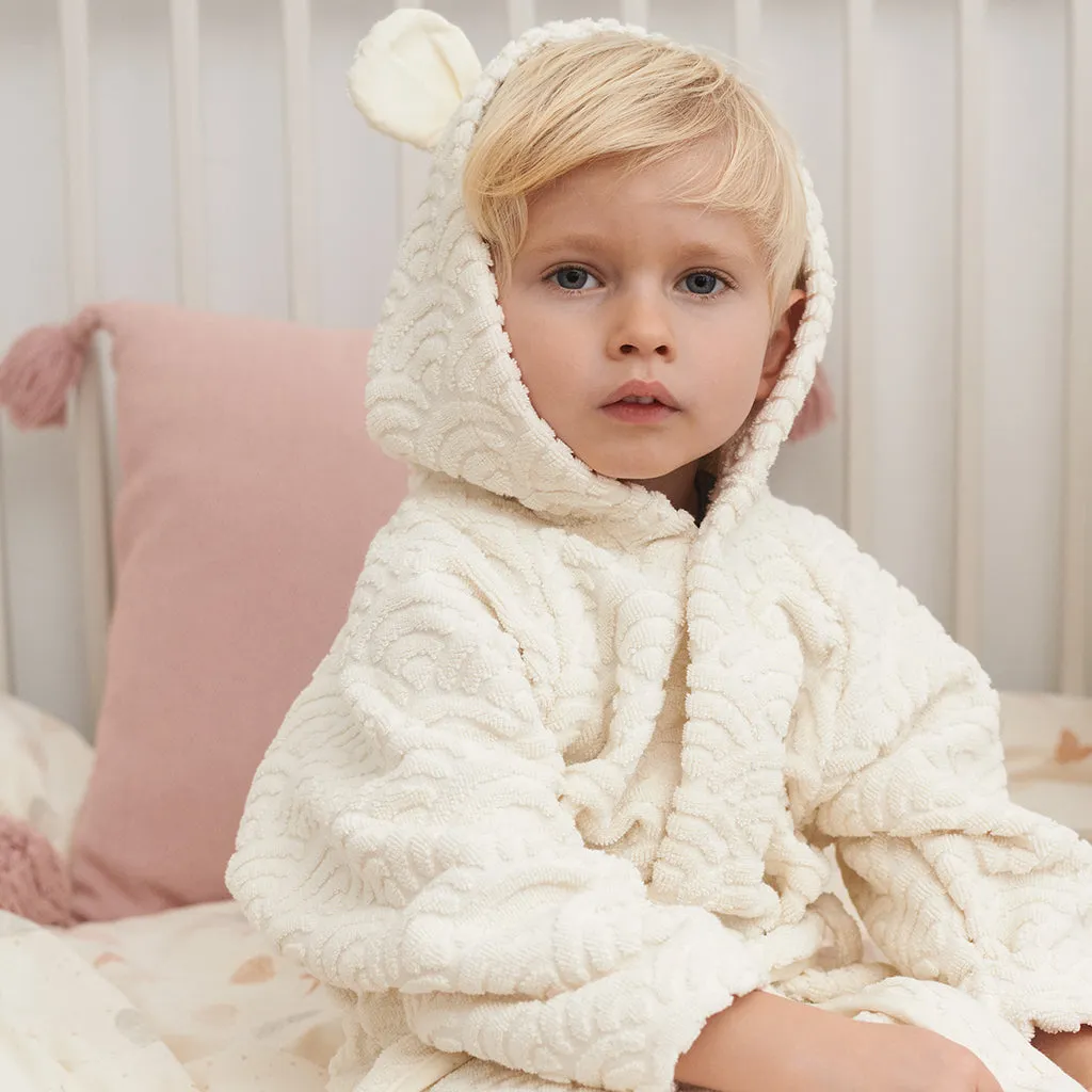 Cam Cam Copenhagen, Toddler Bathrobe, Off White