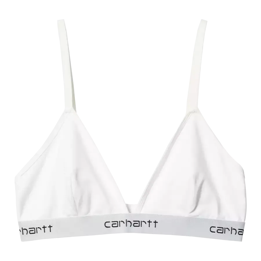 Carhartt WIP Womens Stylish White Triangle Bra