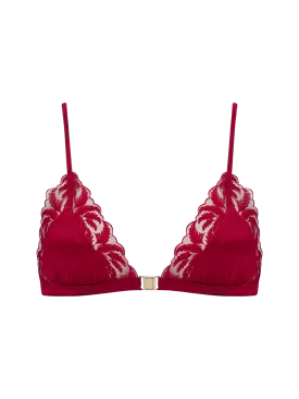 Coco de Mer Ravenna Triangle Bra in Ruby