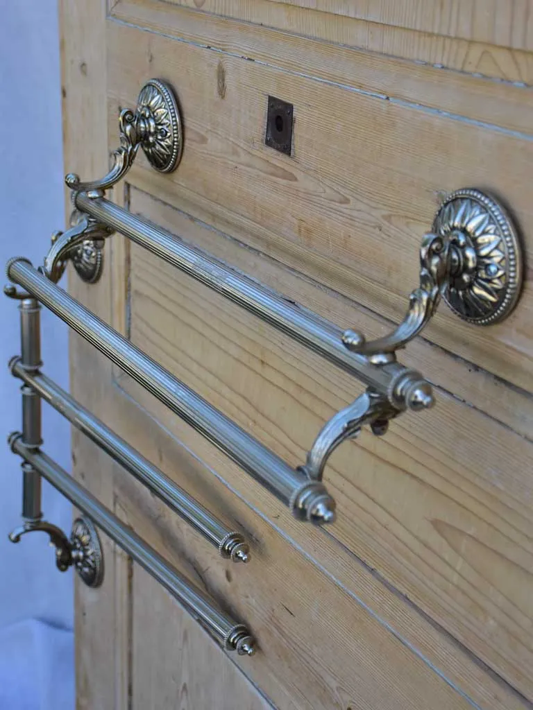 Collection of Louis XVI style towel holders and bathroom hardware accessories