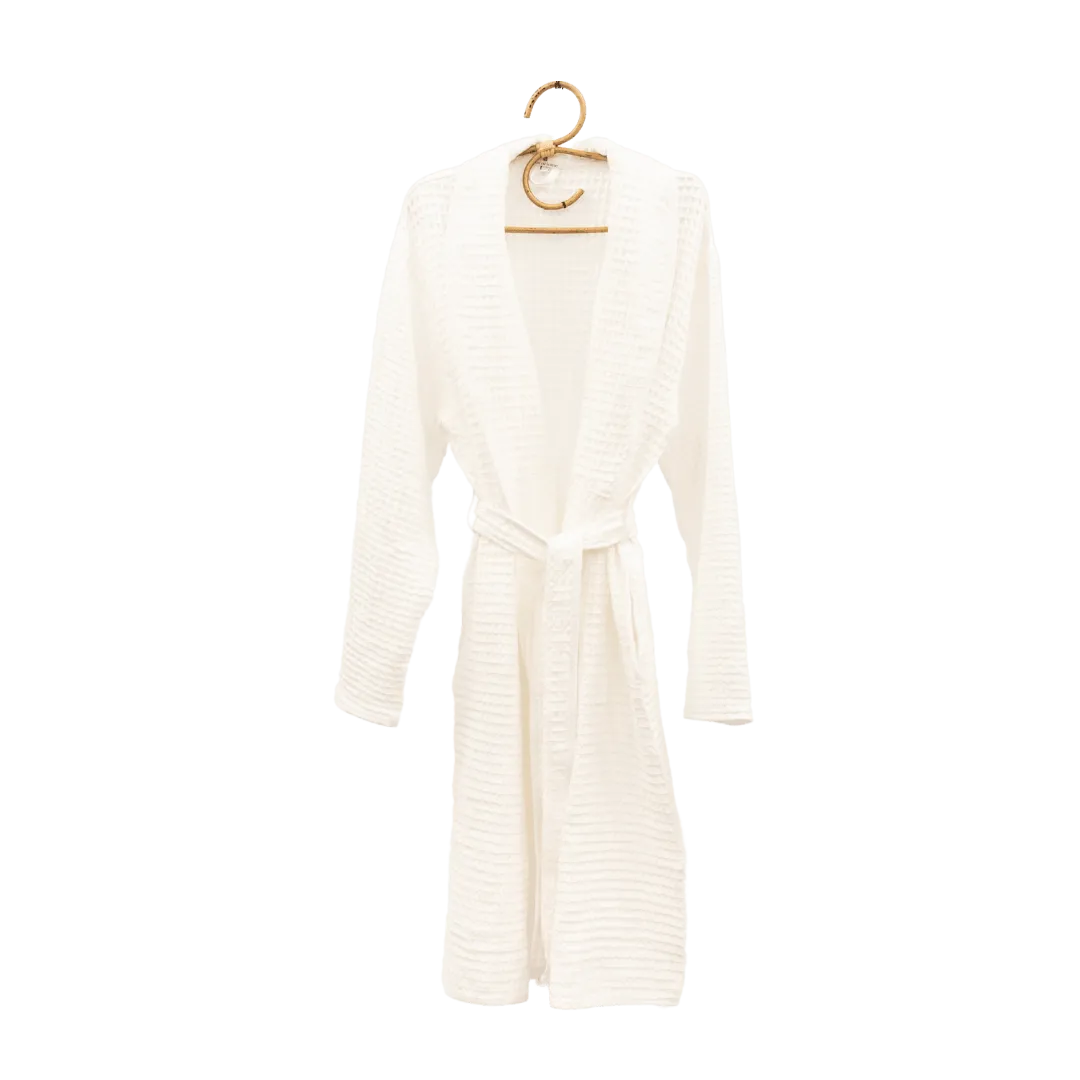 Cotton Bathrobe | White