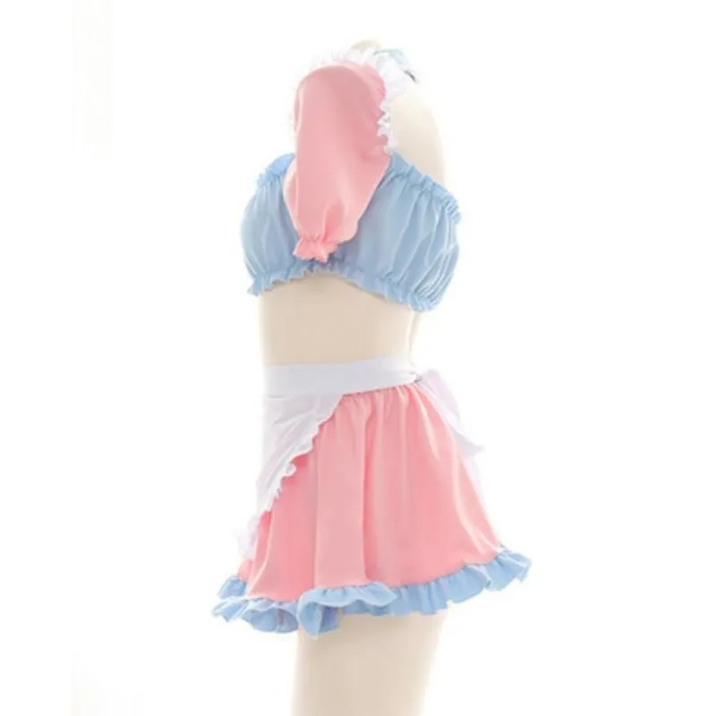 Cotton Candy Maid Cosplay Set