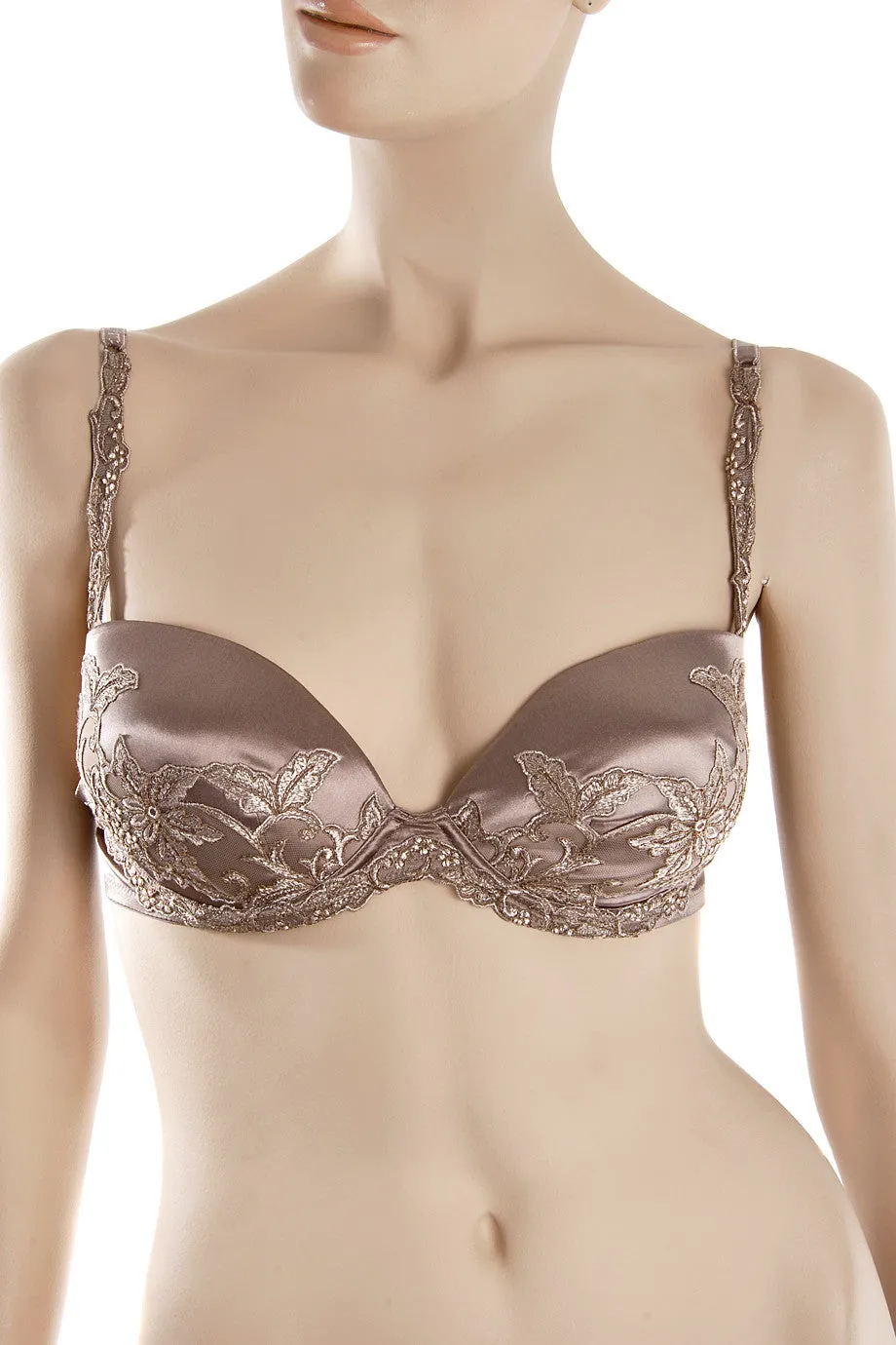 COTTON CLUB LILY Silk Floral Bra