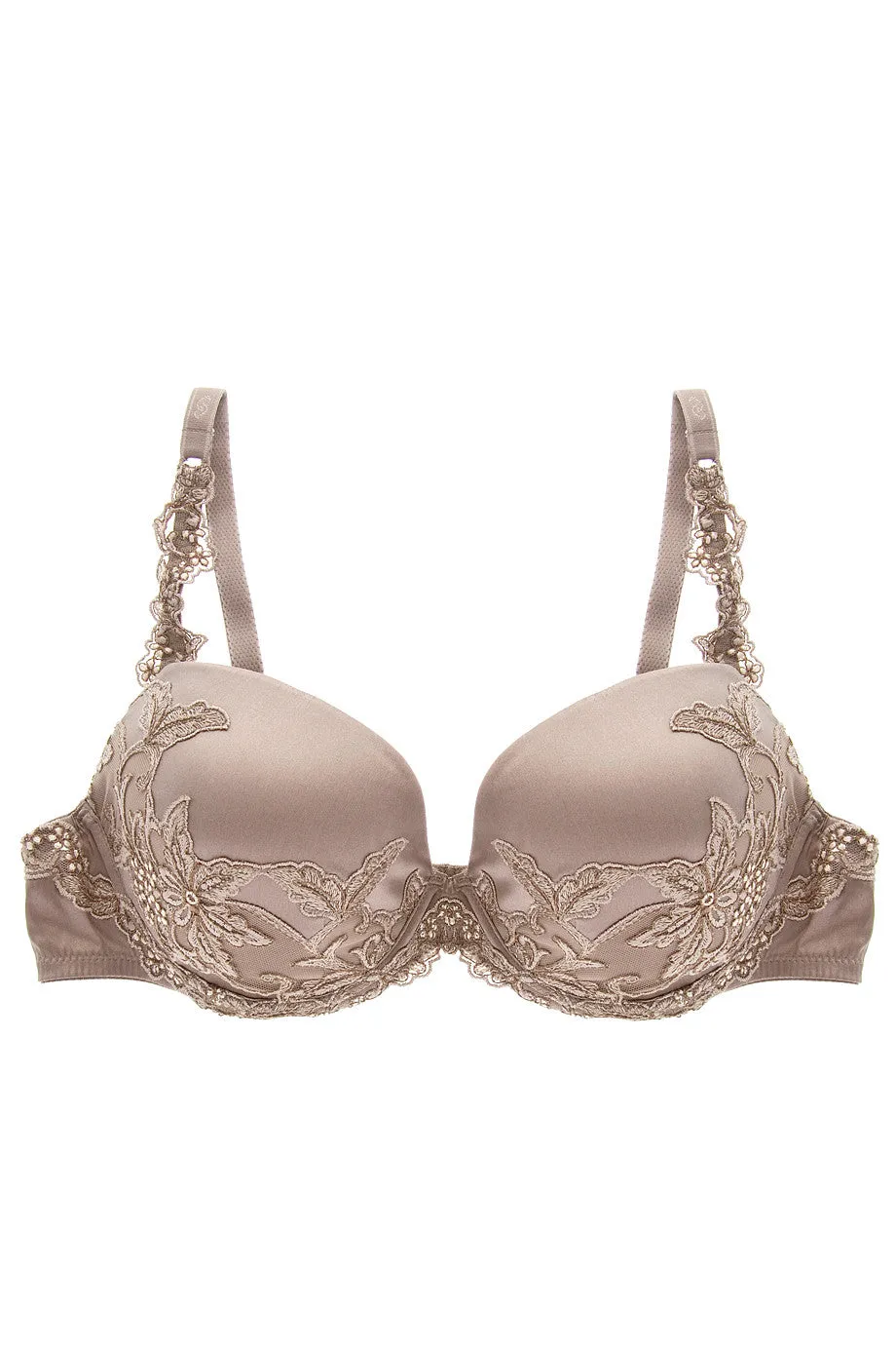 COTTON CLUB LILY Silk Floral Bra