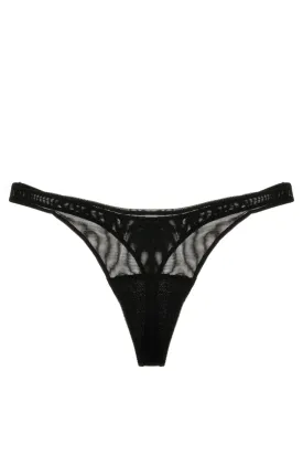 COTTON CLUB NAOMI Black Thong