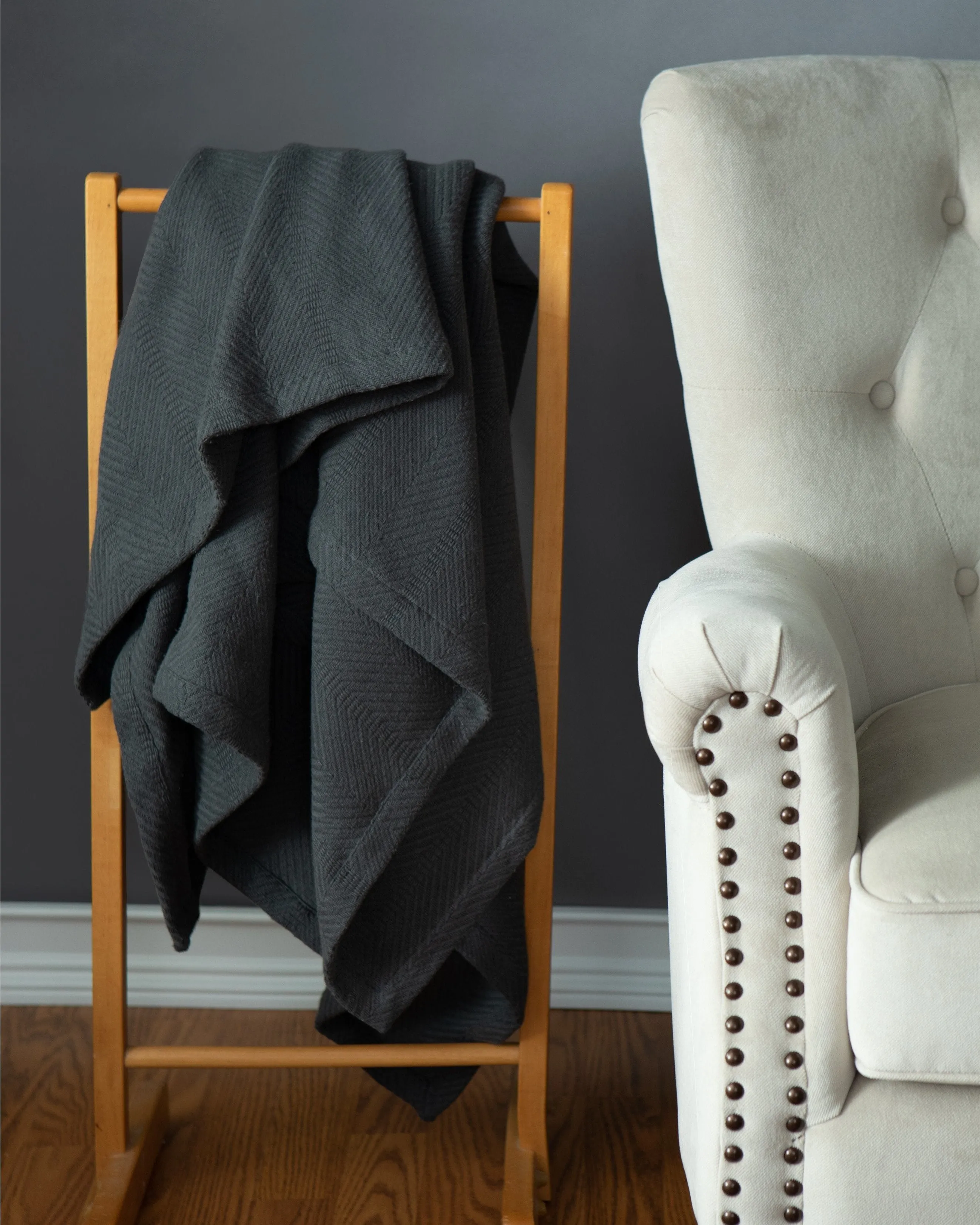 Cotton Lightweight Throw in Three Colours