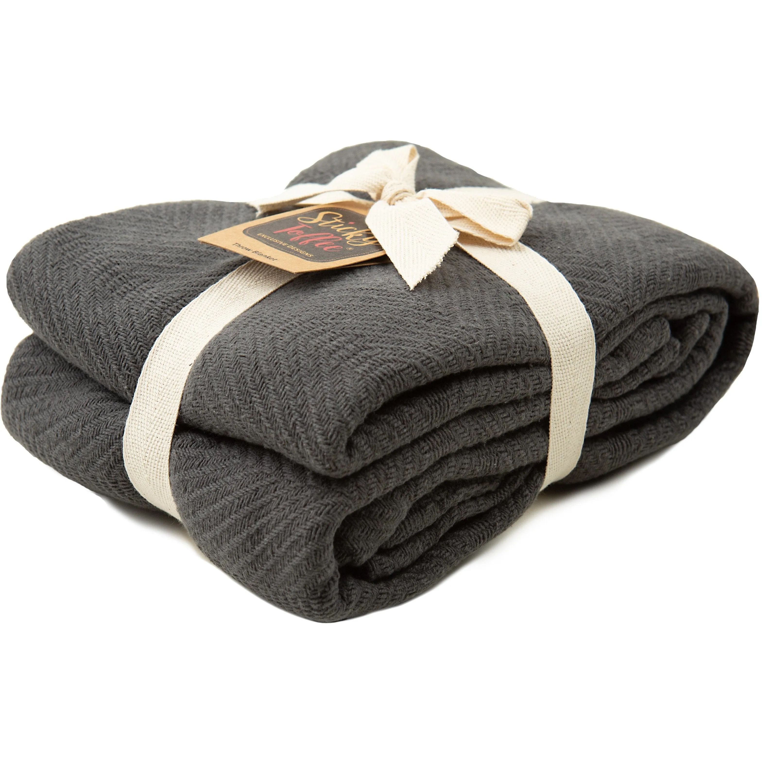 Cotton Lightweight Throw in Three Colours