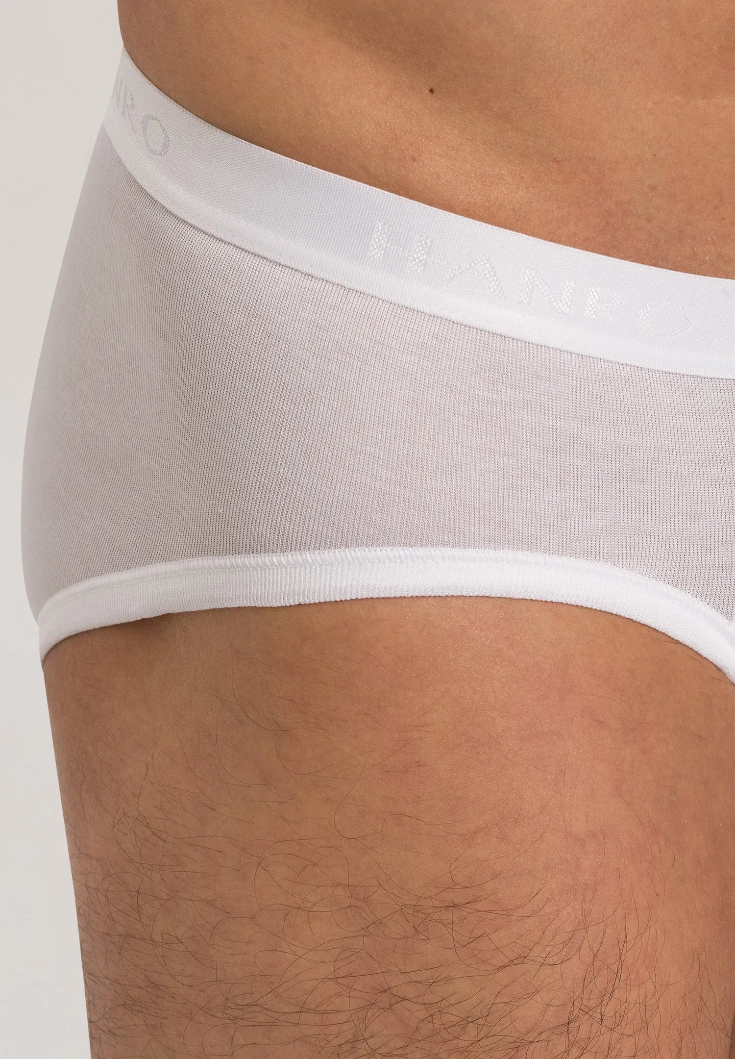 Cotton Pure Cotton High Leg Brief | White 73633-101