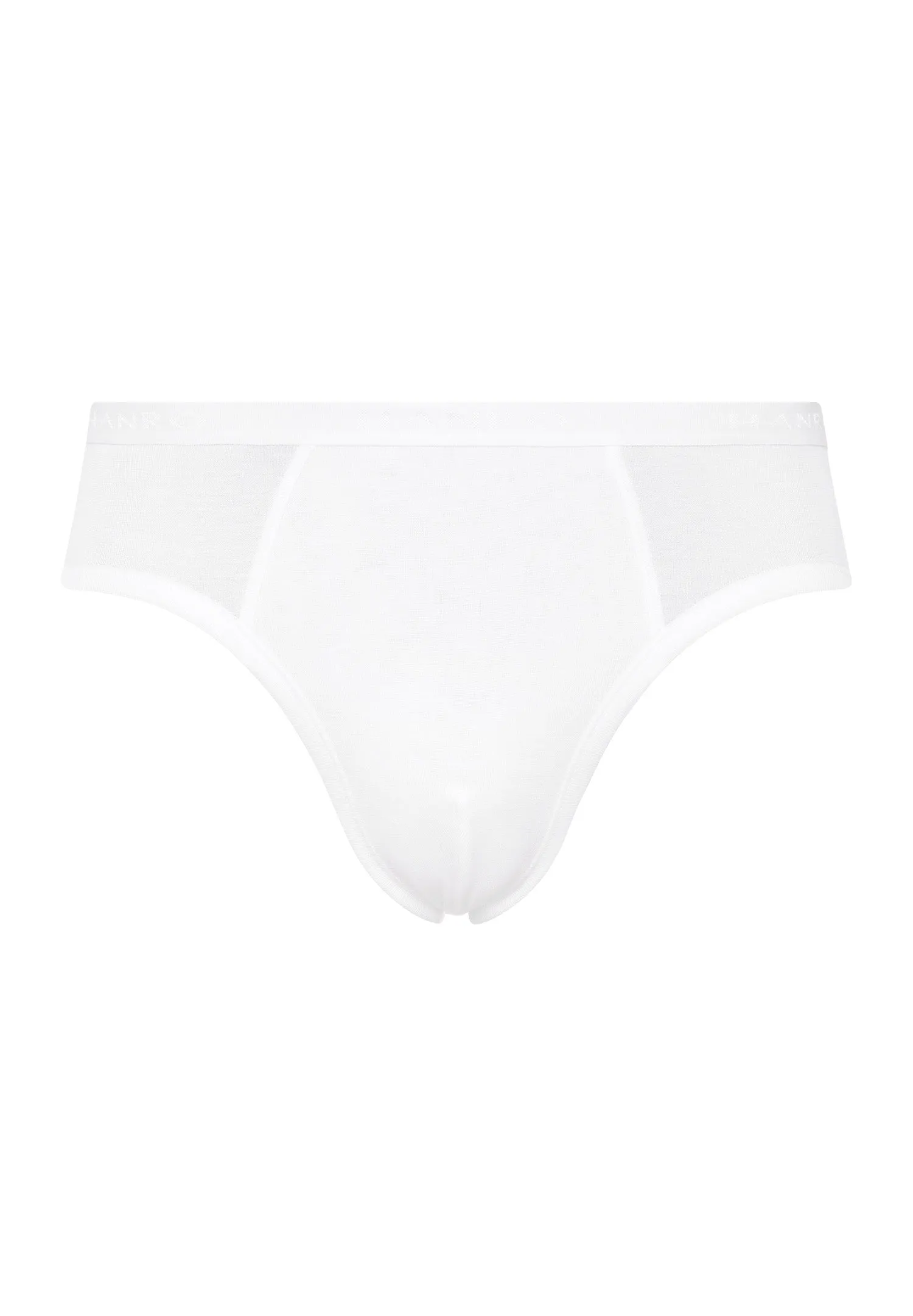 Cotton Pure Cotton High Leg Brief | White 73633-101