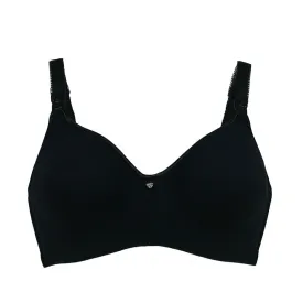 Croissant Black Nursing Maternity Bra - Cake