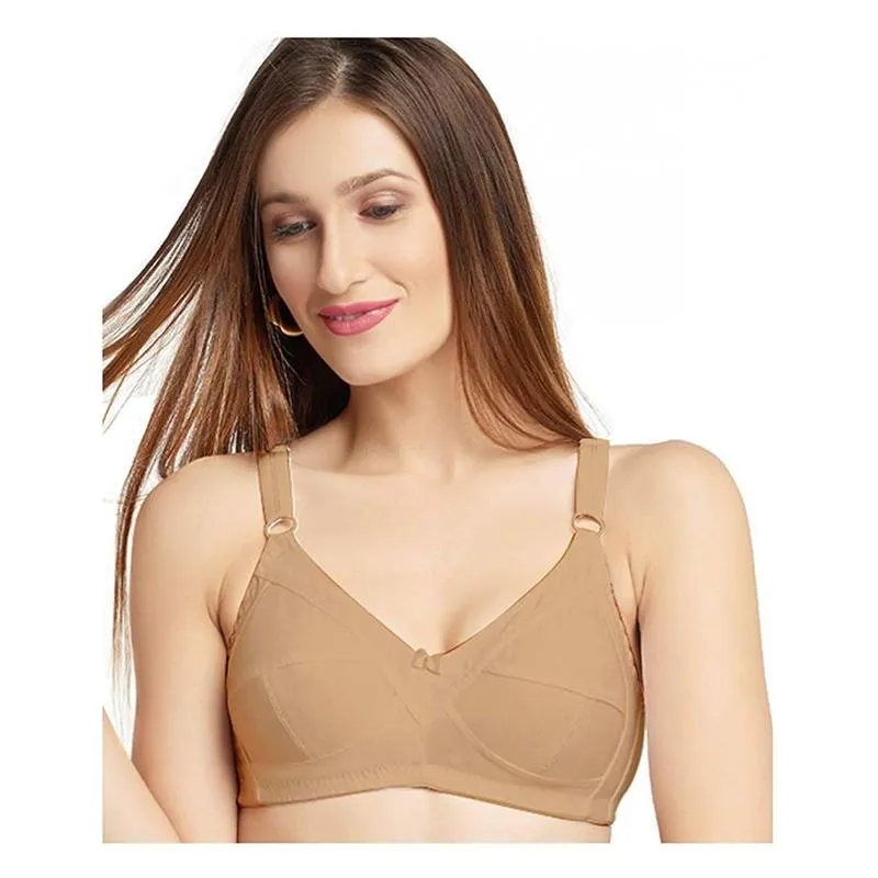 Daisy Dee Women's Cotton Non Padded Bra Beige