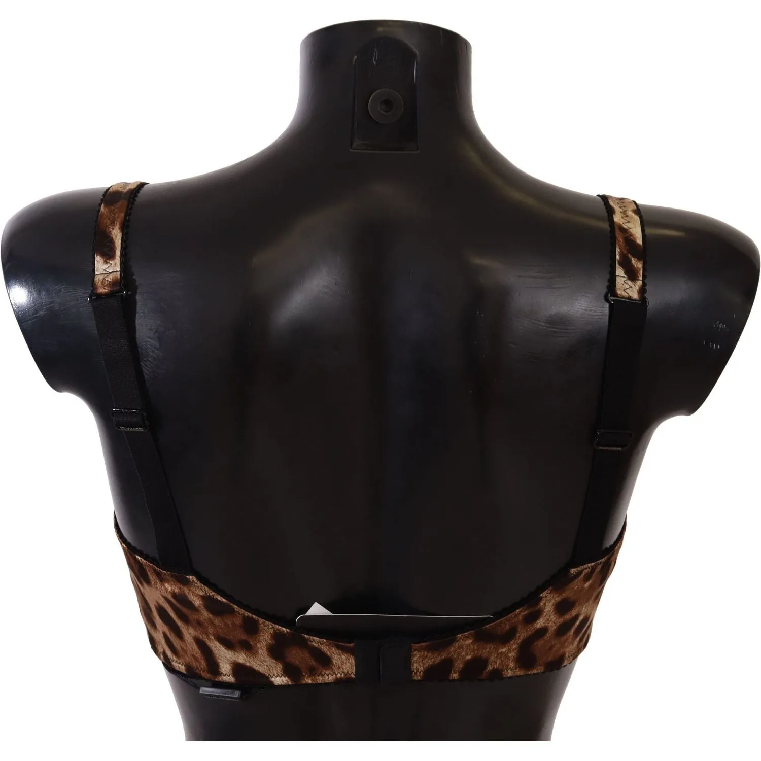 Dolce & Gabbana Elegant Silk Leopard Print Bra