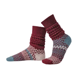 Fusion Slouch Crew Socks- Nori (Small)