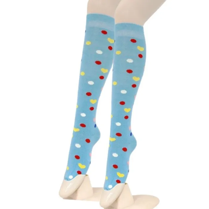 Hearts and Spots Knee Socks