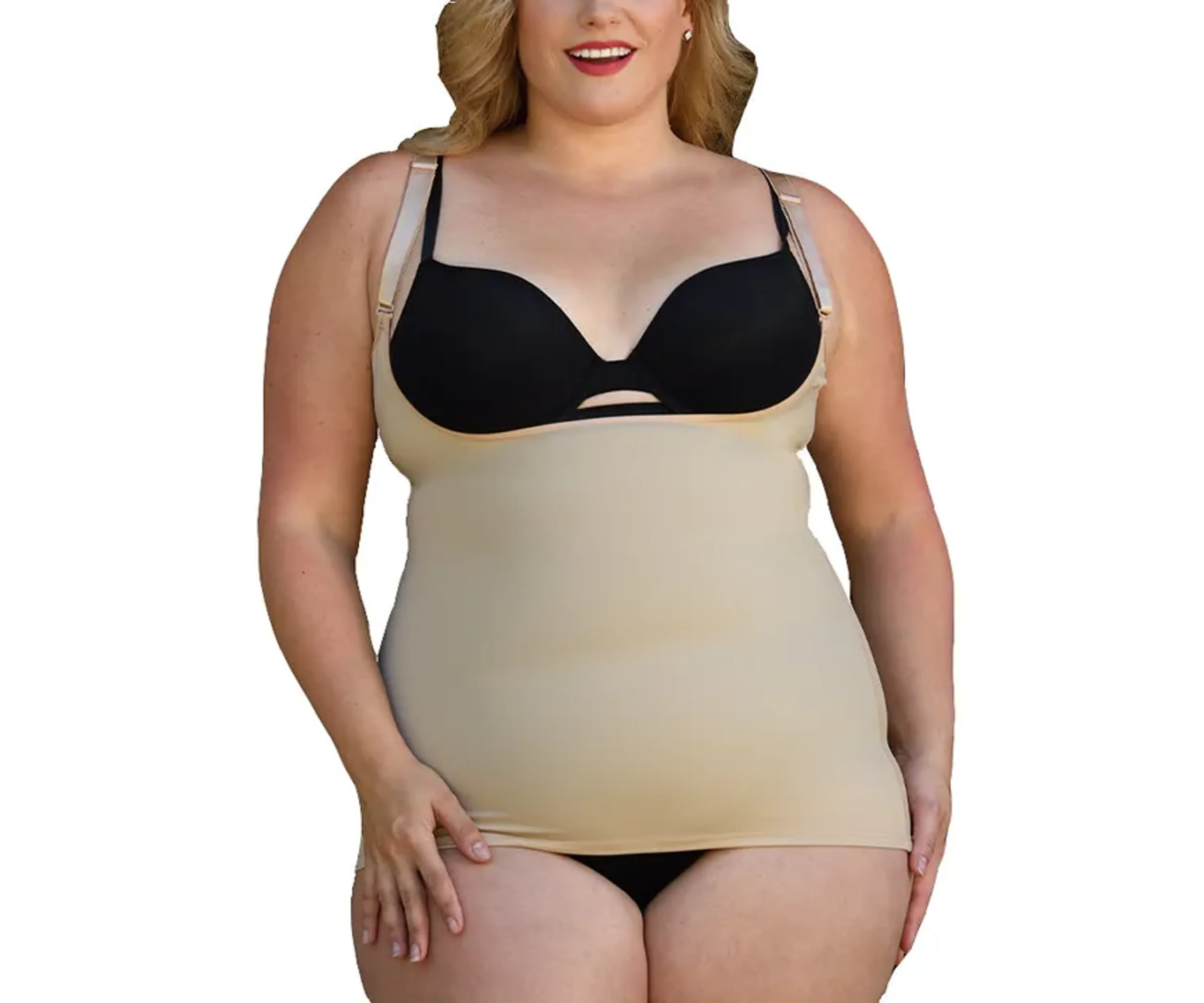 InstantFigure Underbust Curvy Tank Top W/Bra Straps