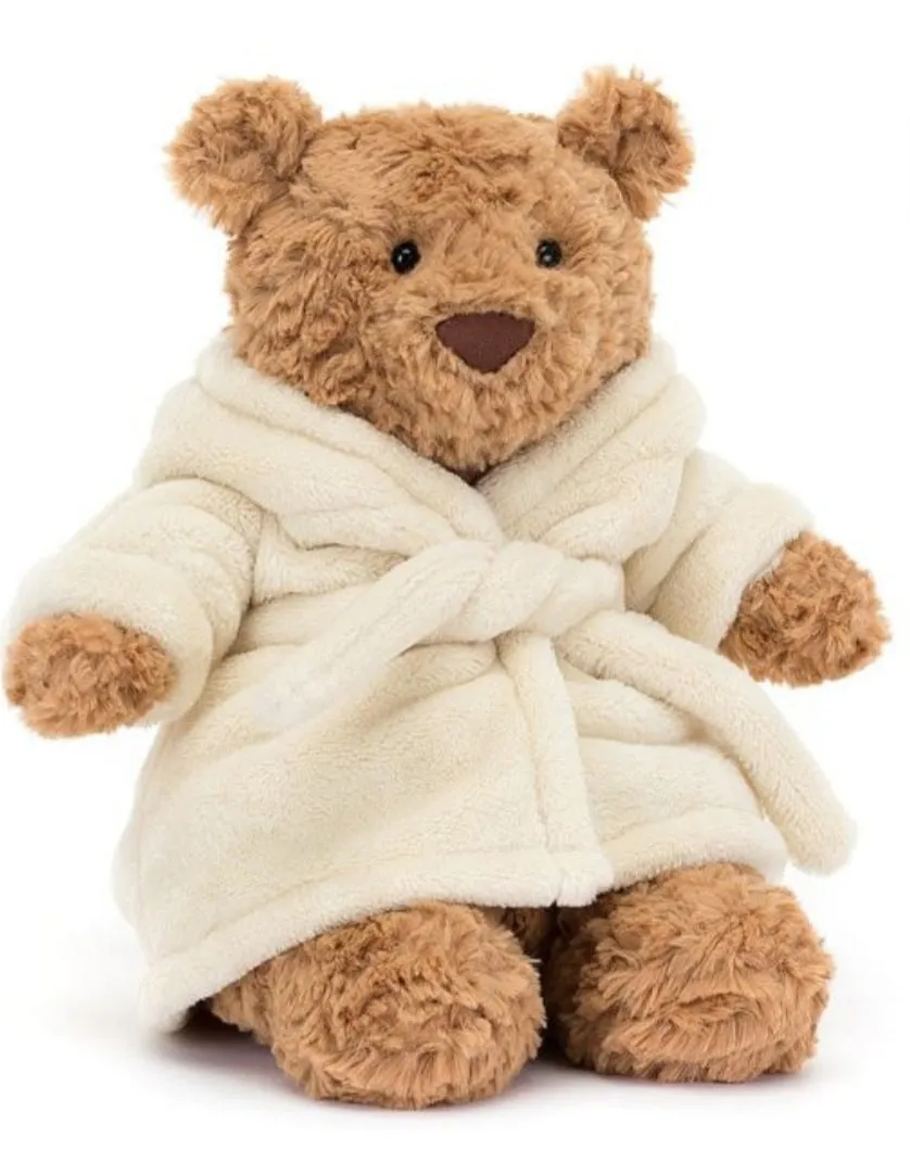 Jellycat - Bartholomew Bear with Bathrobe