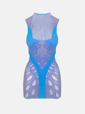 Juliet Dress Crypto Blue