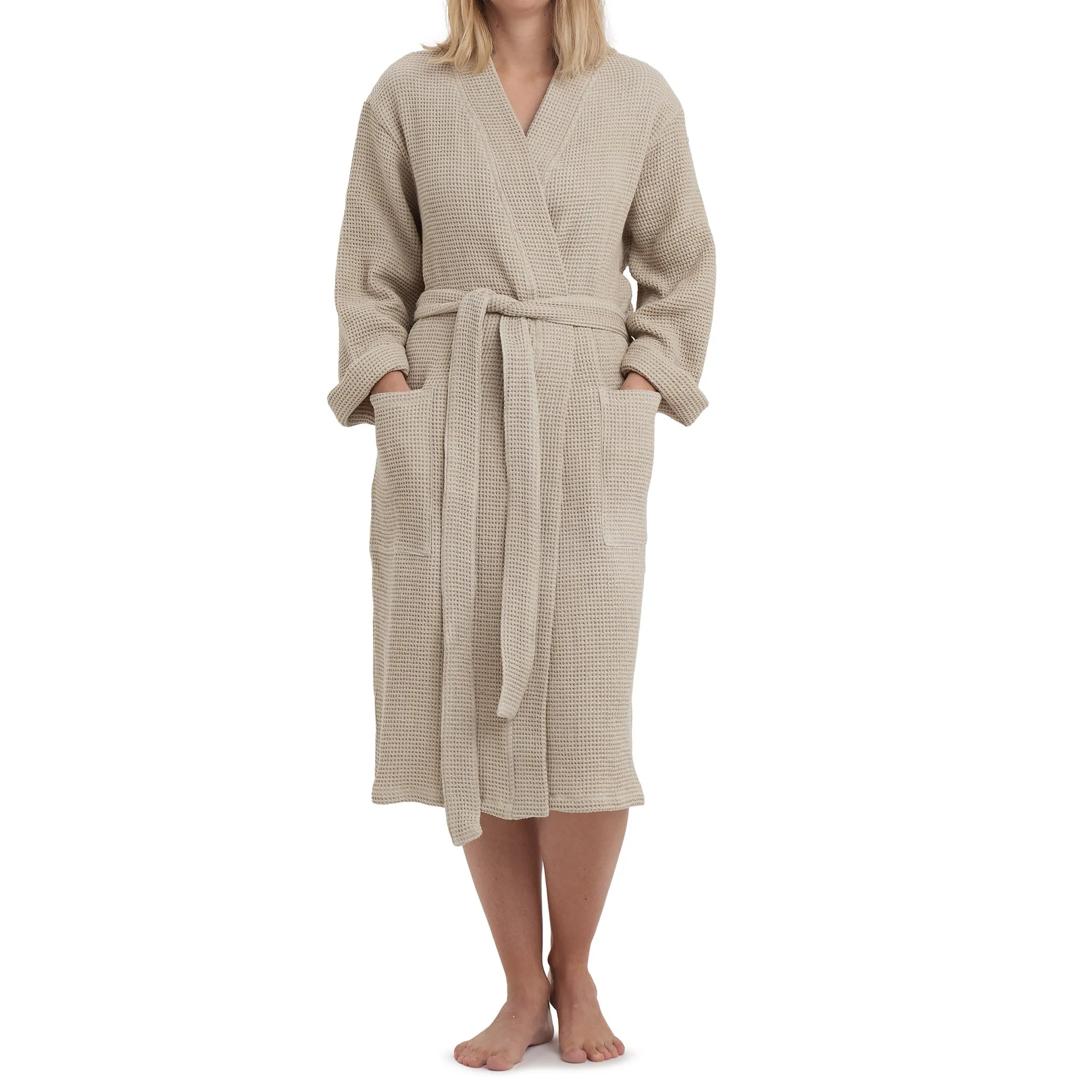 Kotra Bathrobe [Beige/Ivory]