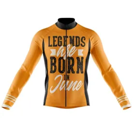 Legends are Born in June Thermal Club Jersey (Orange)