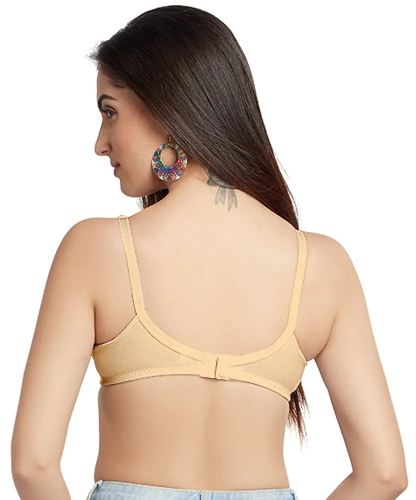 Lovable Women Full Coverage Classic Non Padded Bra Beige