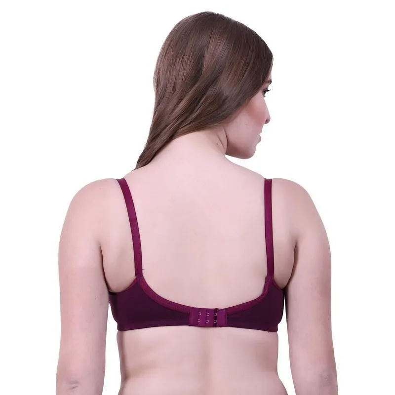 Lovable Women Full Coverage Classic Non Padded Bra Violet