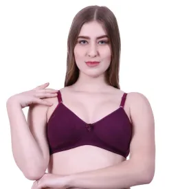 Lovable Women Full Coverage Classic Non Padded Bra Violet