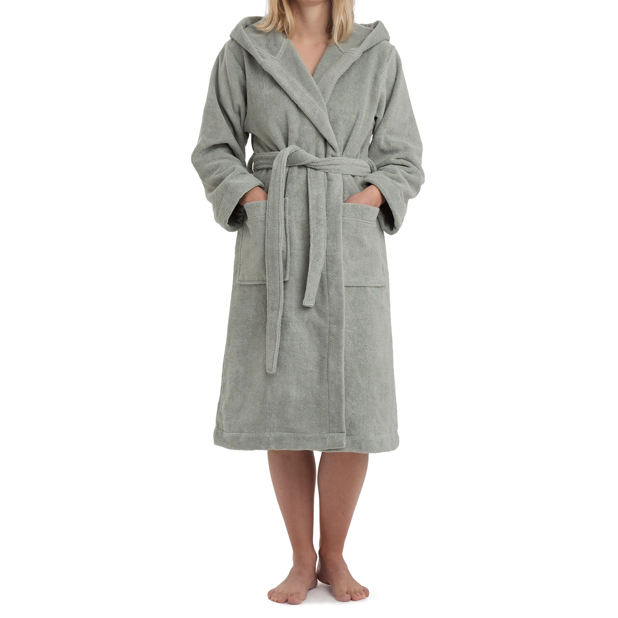 Merouco Capa Organic Bathrobe [Aloe green]