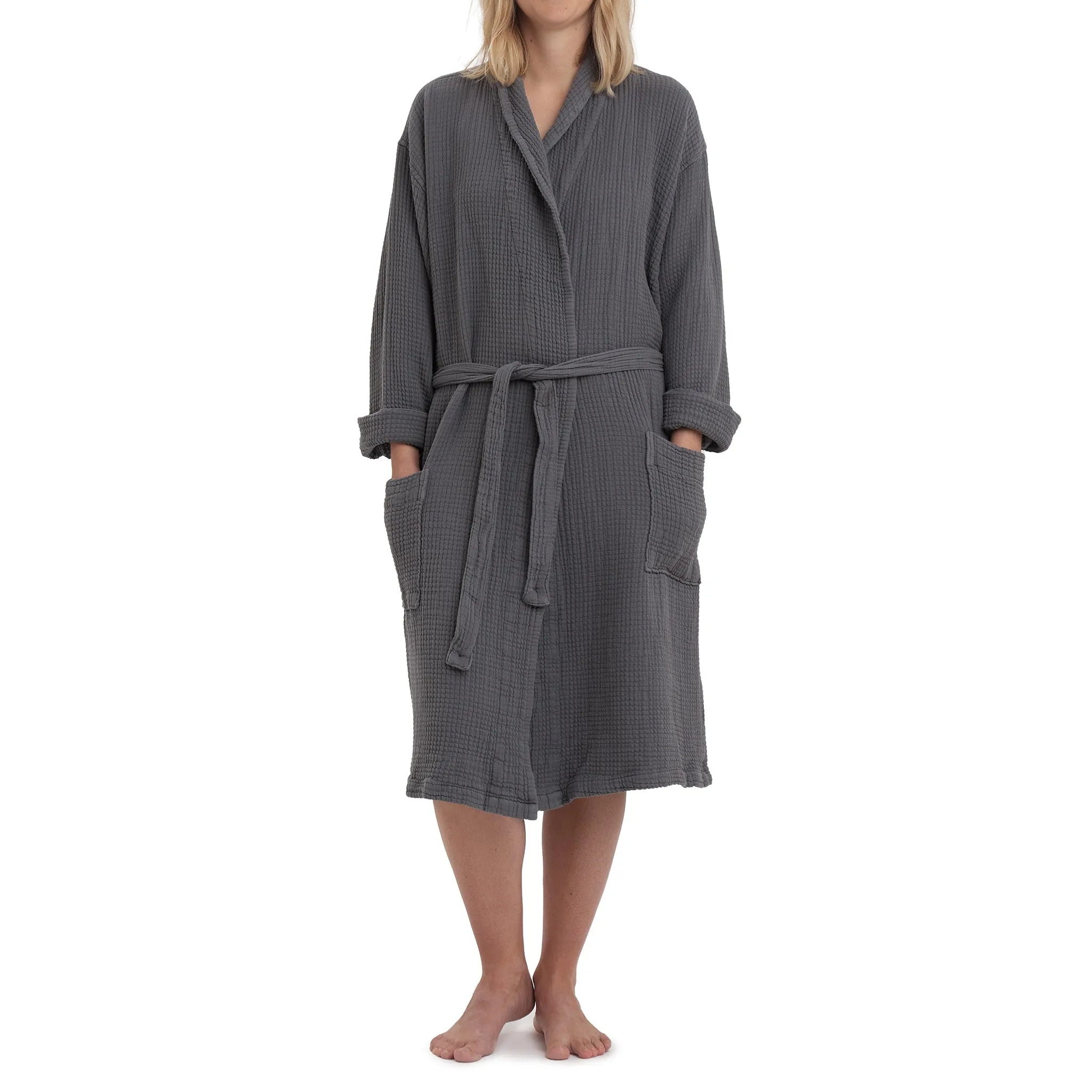 Obidos Bathrobe [Charcoal]