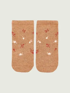 Organic Jacquard Ankle Socks