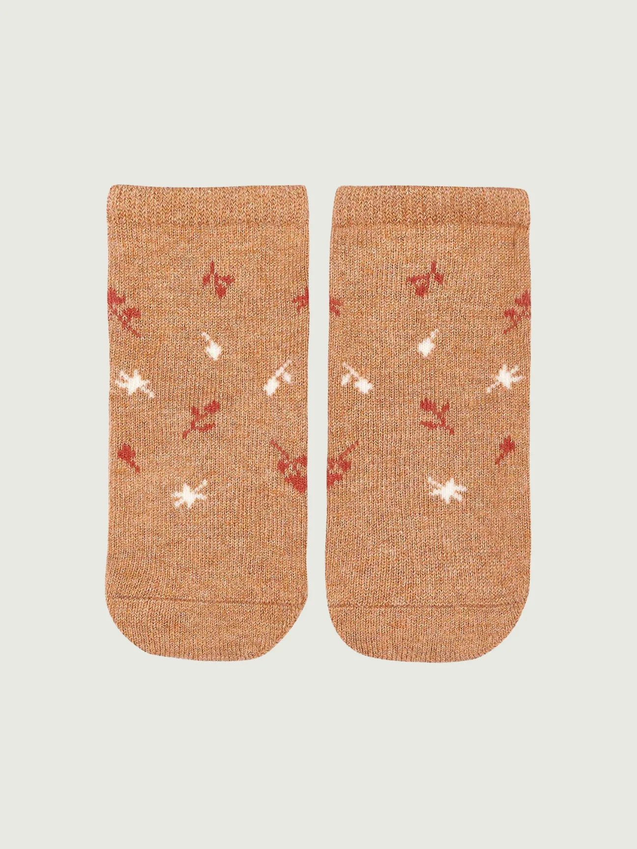 Organic Jacquard Ankle Socks