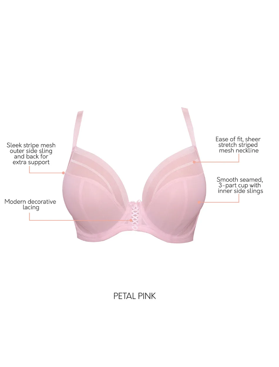 Parfait Shea Plunge Bra Underwired Unlined Bra | Petal Pink Parfait Plunge Bra