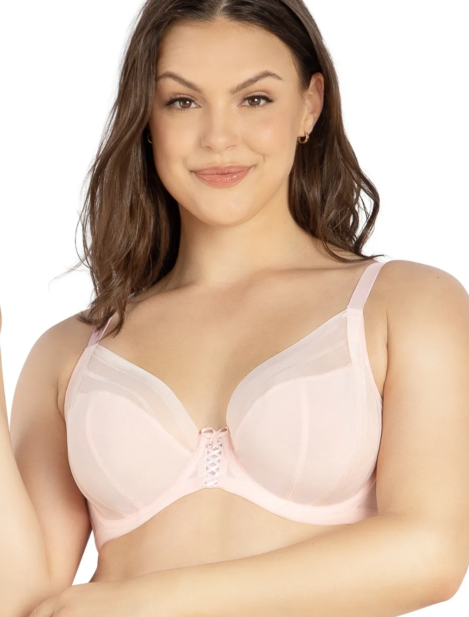 Parfait Shea Plunge Bra Underwired Unlined Bra | Petal Pink Parfait Plunge Bra