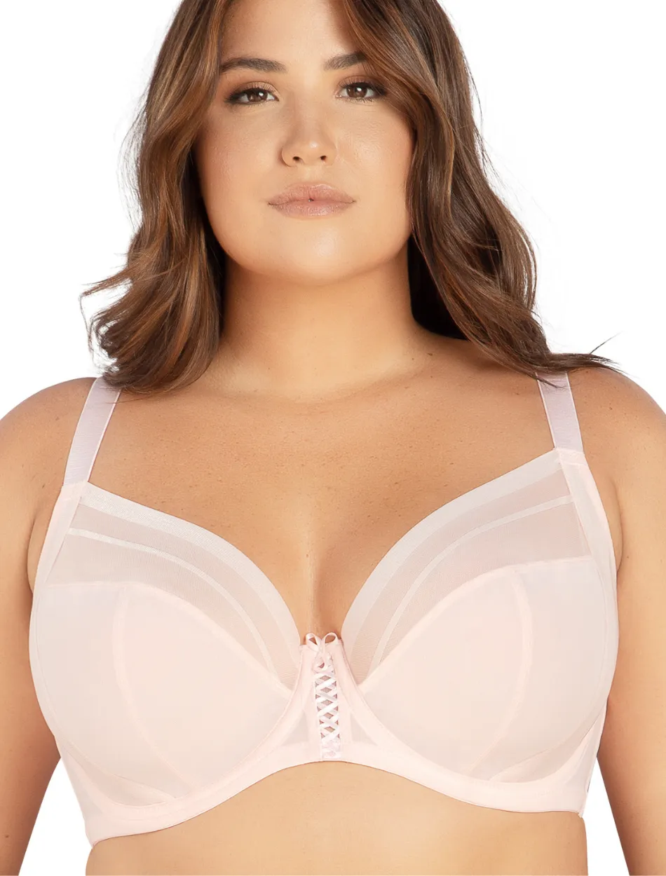 Parfait Shea Plunge Bra Underwired Unlined Bra | Petal Pink Parfait Plunge Bra