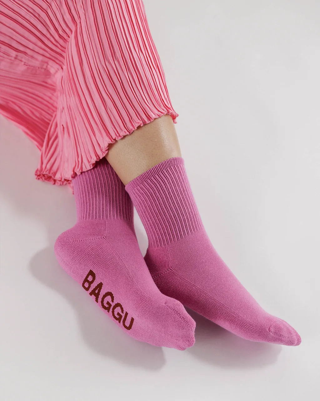 Ribbed Socks - Extra Pink