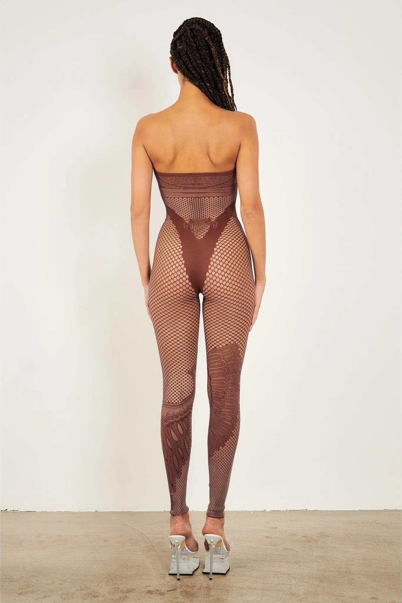 Risque Jumpsuit Old Money Brown