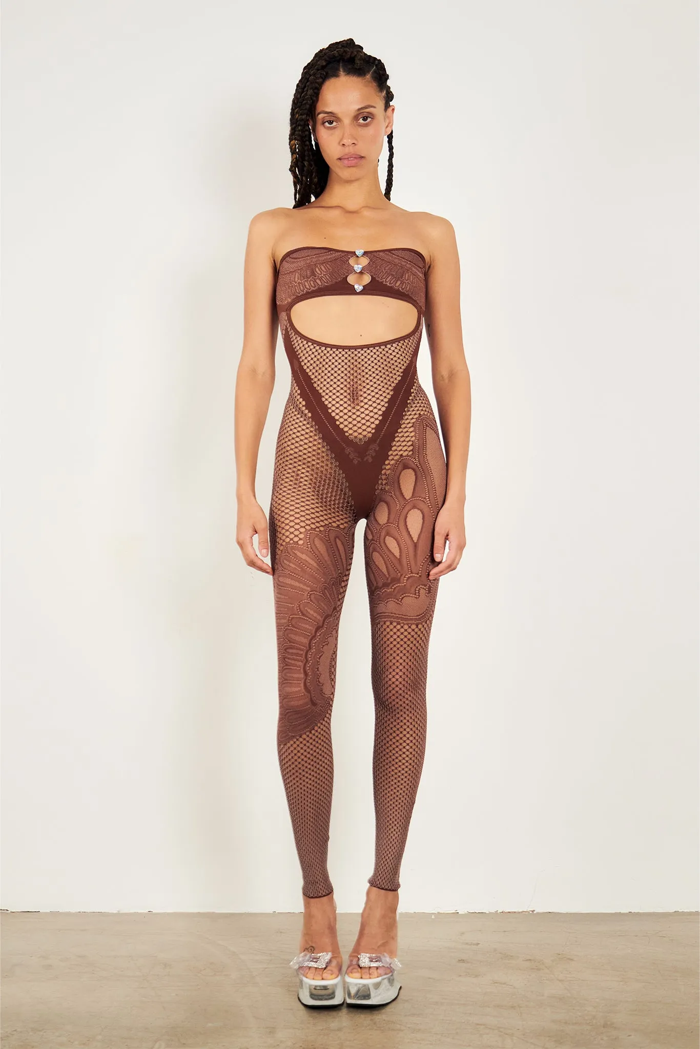 Risque Jumpsuit Old Money Brown