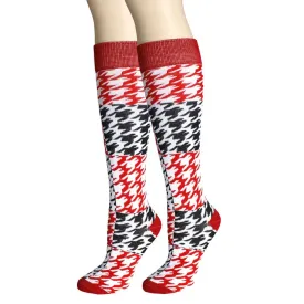 Socks Knee High Checkered