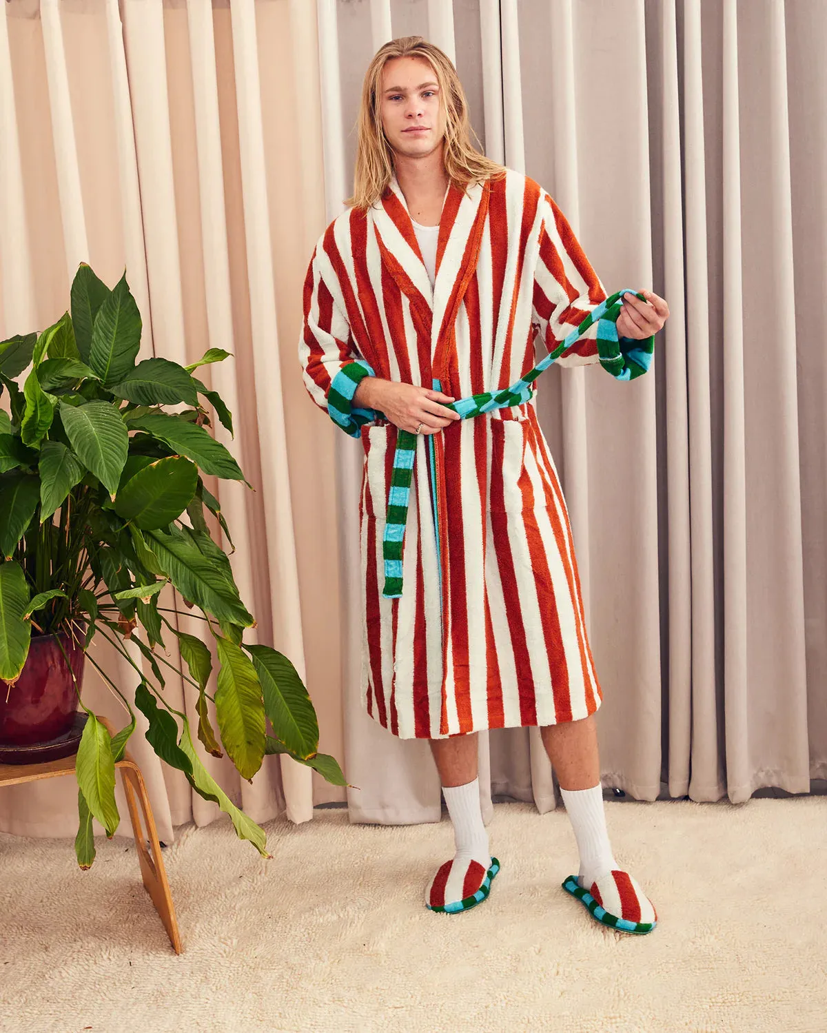 Stripe Bathrobe