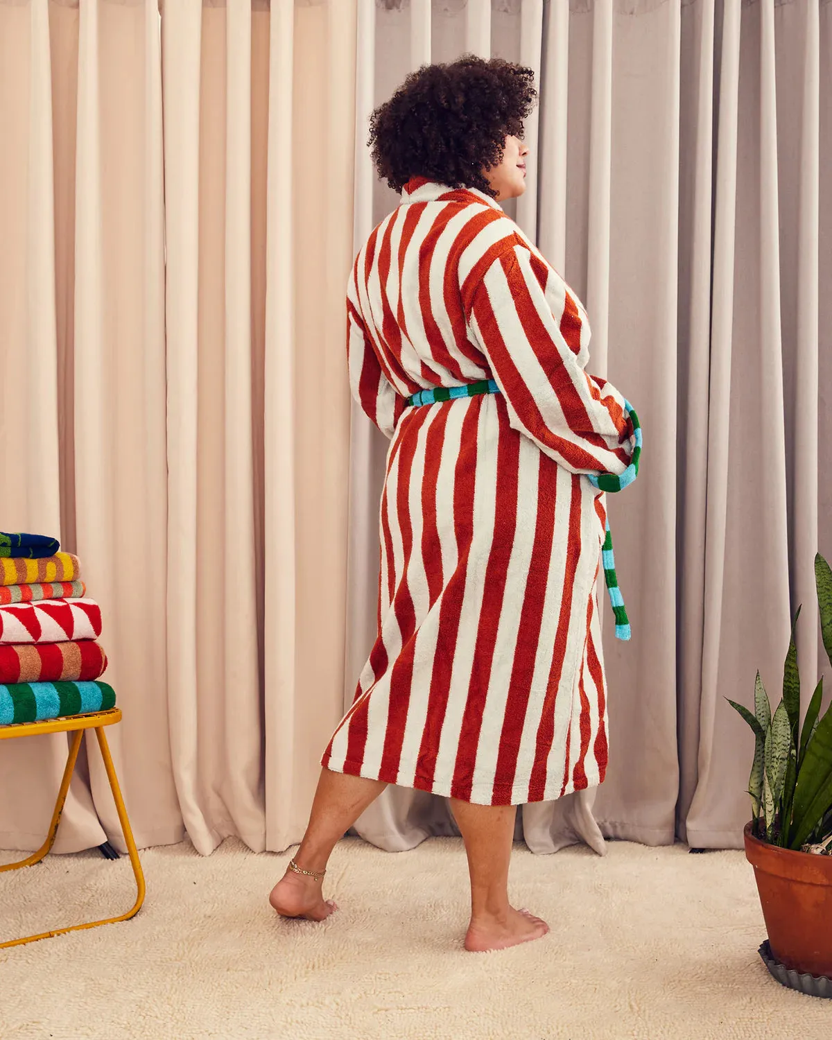 Stripe Bathrobe