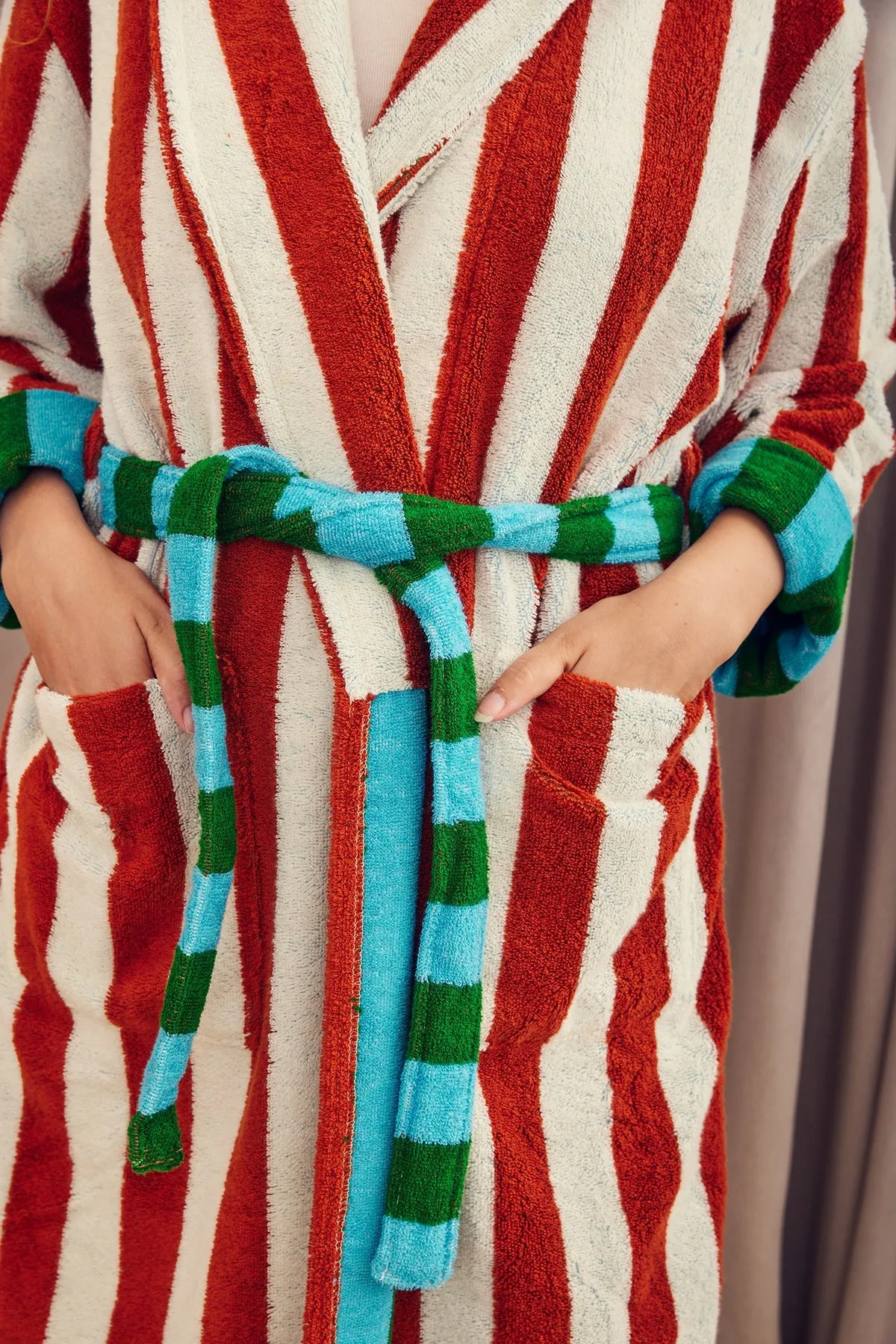 Stripe Bathrobe