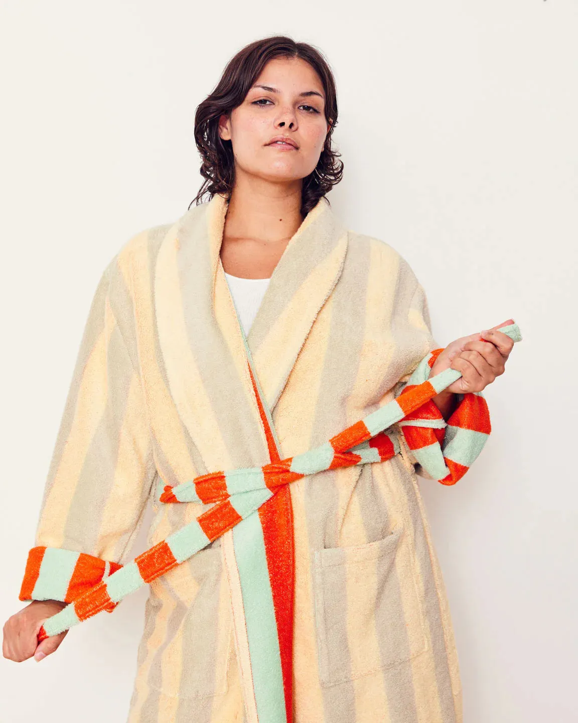 Stripe Bathrobe