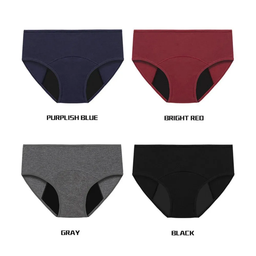 Very Abundant Menstrual Panties Woman Breathable Women's cotton briefs Low Waist Physiological Period Underwear For Women